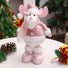 Reindeer plush sequins adjustable legs