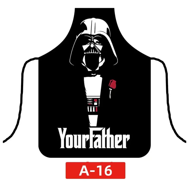 Star Wars Theme Mens Kitchen Waterproof Apron Christmas Gift