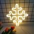 Christmas LED indoor decoration neon lights - snowflake, tree, star, sock..