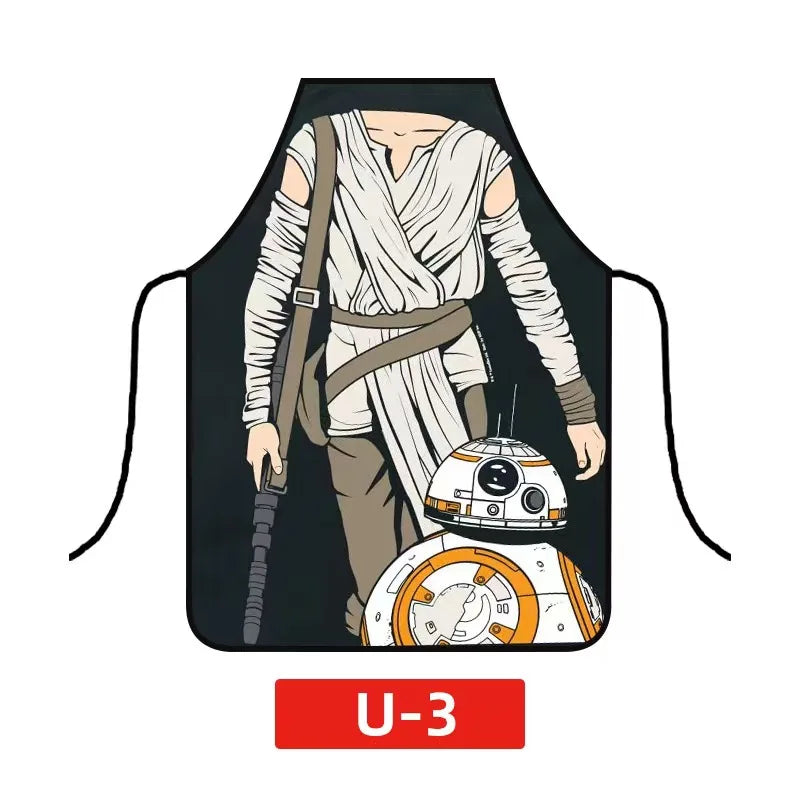 Star Wars Theme Mens Kitchen Waterproof Apron Christmas Gift