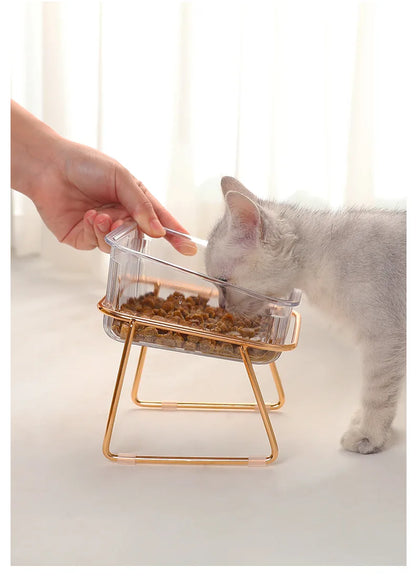 Luxury Stylish Transparent Pet Water Bowl