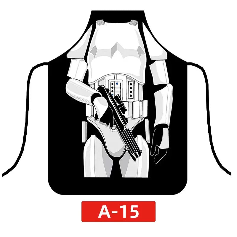 Star Wars Theme Mens Kitchen Waterproof Apron Christmas Gift