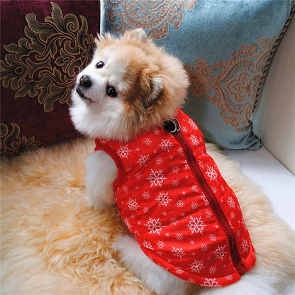 Christmas Gilet Dogs Jacket