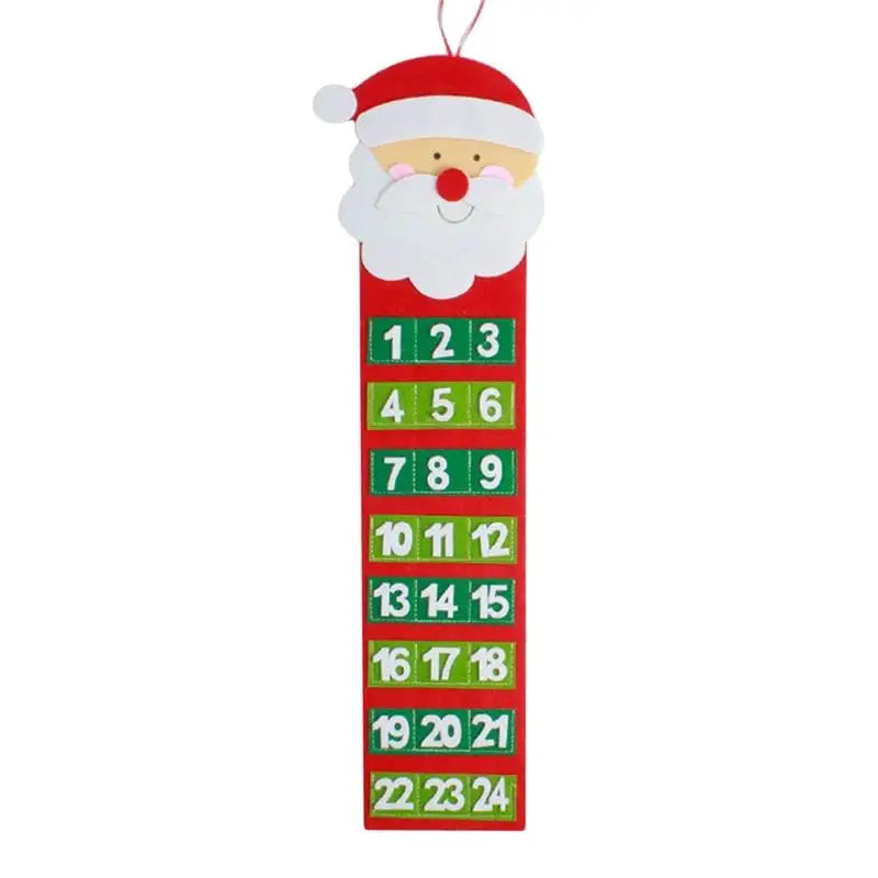 Santa Felt Christmas Calendar