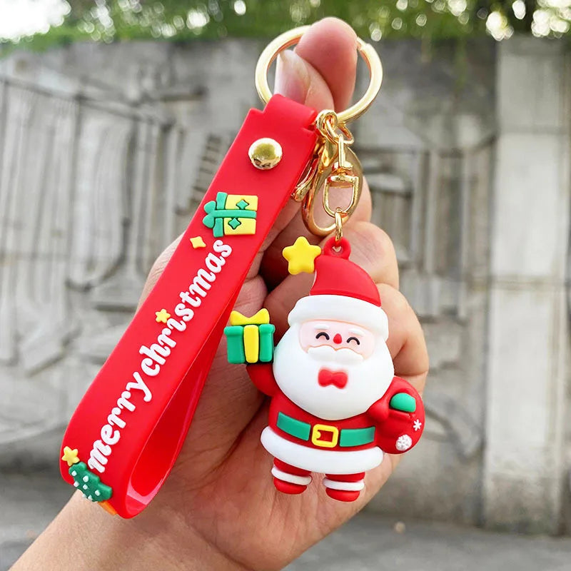 Santa keychain christmas gift for kids