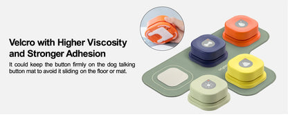 MEWOOFUN Dog Button Record Talking Pet Communication Training Interactive Toy