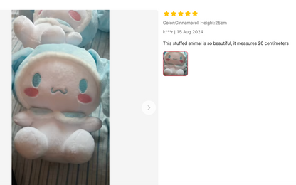 20cm-25cm Sanrio Cinnamoroll Plush Toys