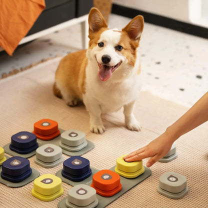 MEWOOFUN Dog Button Record Talking Pet Communication Training Interactive Toy