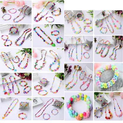 DIY  Beads Crafts Making Bracelet Necklace Jewelry Kit 500pc