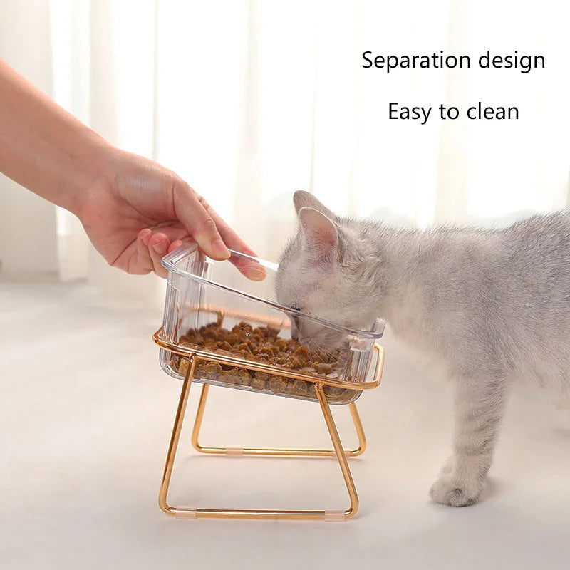 Luxury Stylish Transparent Pet Water Bowl