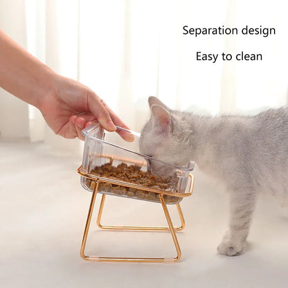 Luxury Stylish Transparent Pet Water Bowl