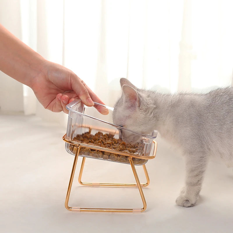 Luxury Stylish Transparent Pet Water Bowl