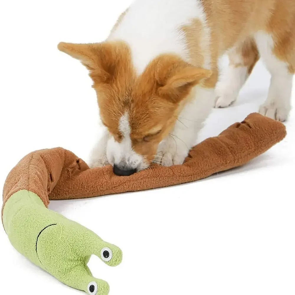 Snail interactive dog treat toy