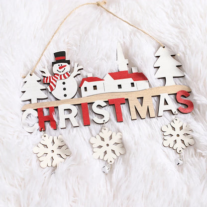 Snowman Hanging Ornament Sign