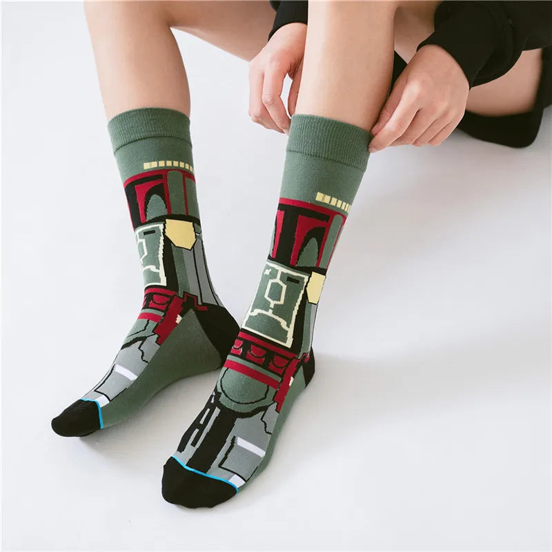 Star Wars Mandalorian Theme mens socks