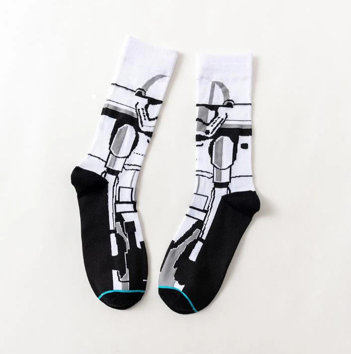 Stormtrooper theme socks for men