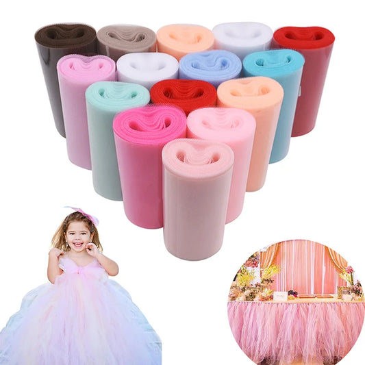 Tulle Rolls Christmas Crafts