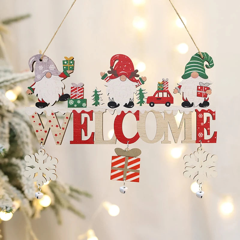 Welcome Gnome Hanging Ornament