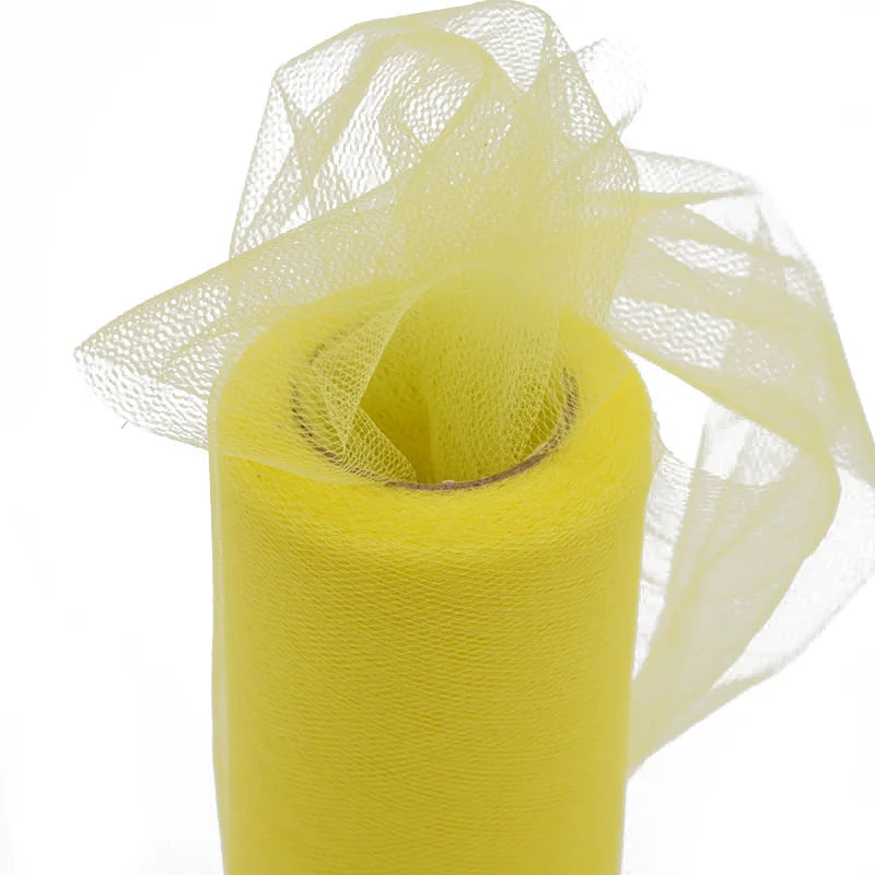 Yellow Tulle for Crafting