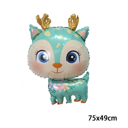 blue deer balloon