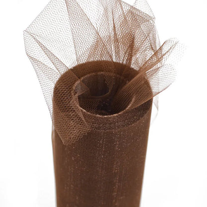 brown tulle for christmas crafting