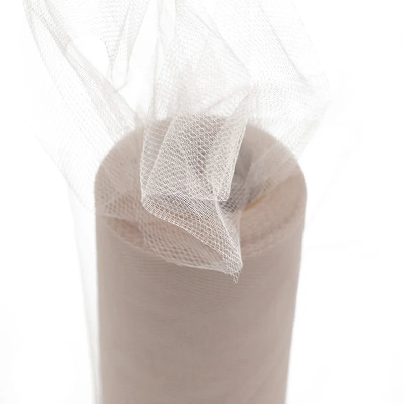 ivory tulle for christmas crafting