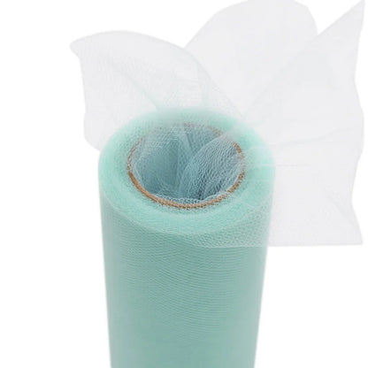 mint green tulle for crafting