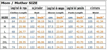 mom Christmas pajamas measurements