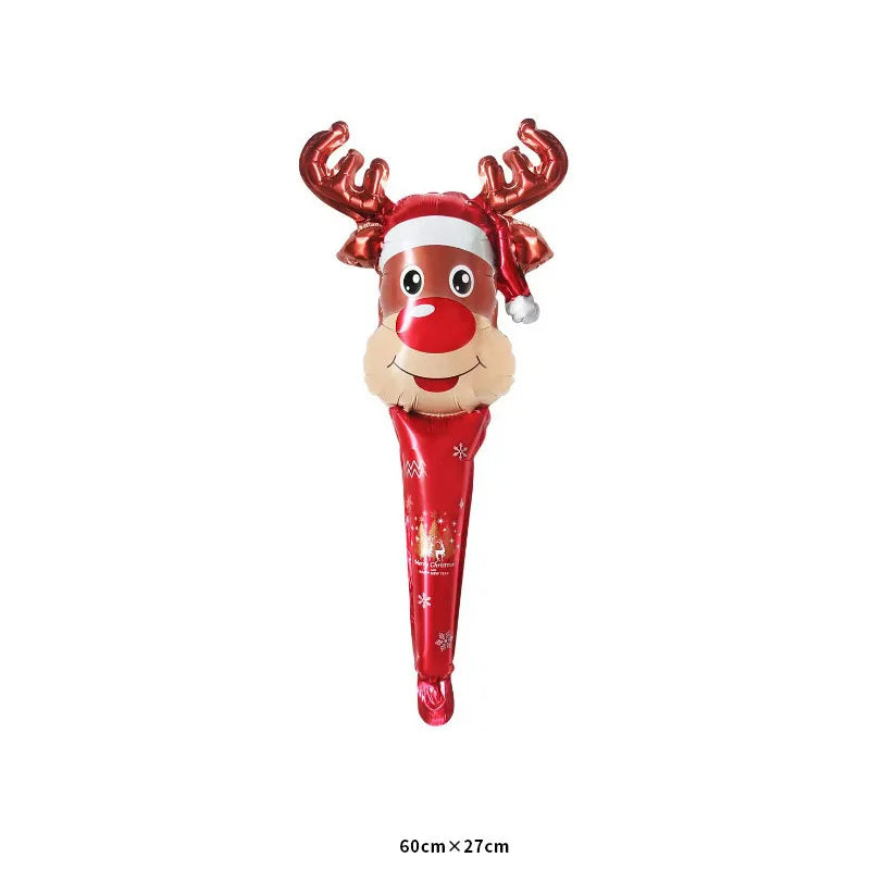 rudolph hand held party balloon